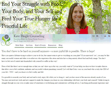 Tablet Screenshot of katedaiglecounseling.com